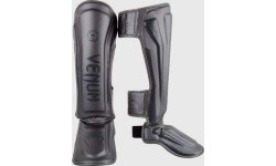 Venum Elite Standup Shinguards - Grey/Grey
