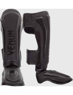 Blauzdų apsaugos Venum Elite Standup, matinės juodos