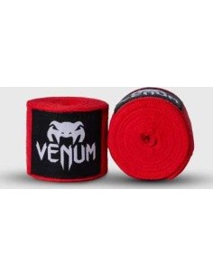 Bokso bintai Venum Kontact, 4,5 m – raudoni