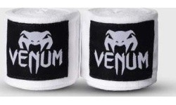 Boxing Handwraps Venum Kontact, 4,5 m - White