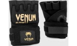 Rankų tvarsčiai Venum Kontact Gel, juodi-auksiniai