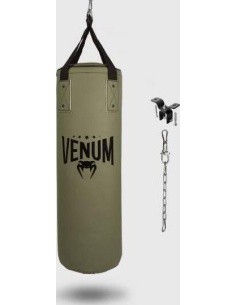 Punching Bag Venum Origins - Khaki/Black (ceiling mount included)