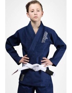 Venum Contender Kids BJJ Gi (Free white belt included) - Navy blue
