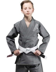 Venum Contender Kids BJJ Gi (Free white belt included) - Grey