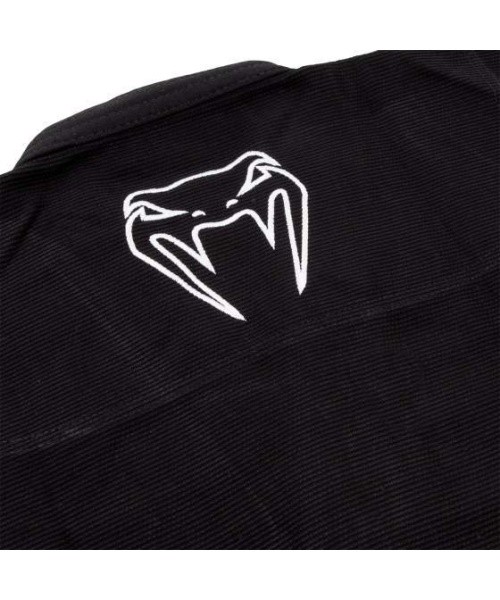 Venum Contender vaikiškas BJJ kimono (su nemokamu baltu diržu) – juodas