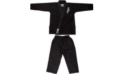 Venum Contender vaikiškas BJJ kimono (su nemokamu baltu diržu) – juodas