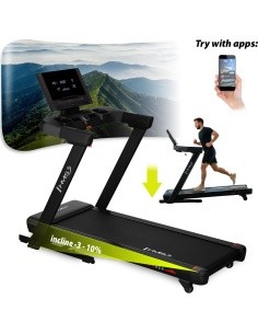 ELECTRIC TRAINING TREADMILL WITH INCLINE AND DECLINE ADJUSTMENT HMS TERRUN350