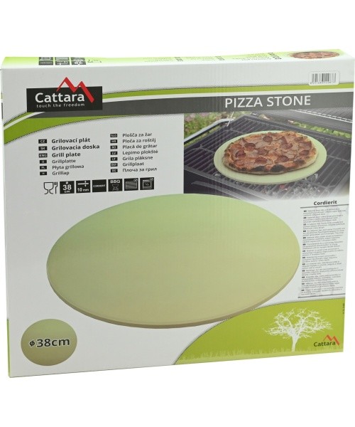 Grill plate round PIZZA 38cm