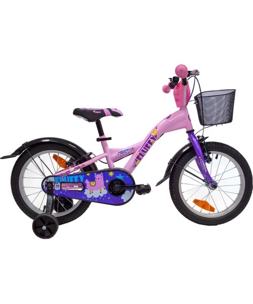 4KIDS Fluffy 16" size 9.5" (24 cm) (steel, pink)