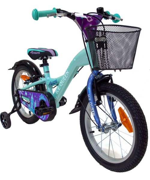 4KIDS Ice Queen 16" dydis 10" (25.5 cm) (aliuminis, žydra)