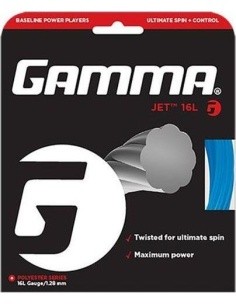 Teniso raketės stygos Gamma Moto Set 17, 1,24 mm, juodos