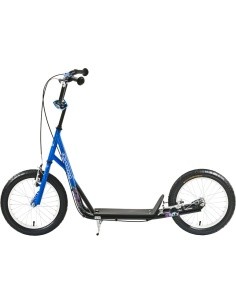 Worker City Urban Inflatable Scooter (up to 100kg) - Black/Blue
