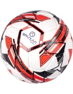 Futbolo kamuolys SPARTAN Club Junior - Juoda/raudona