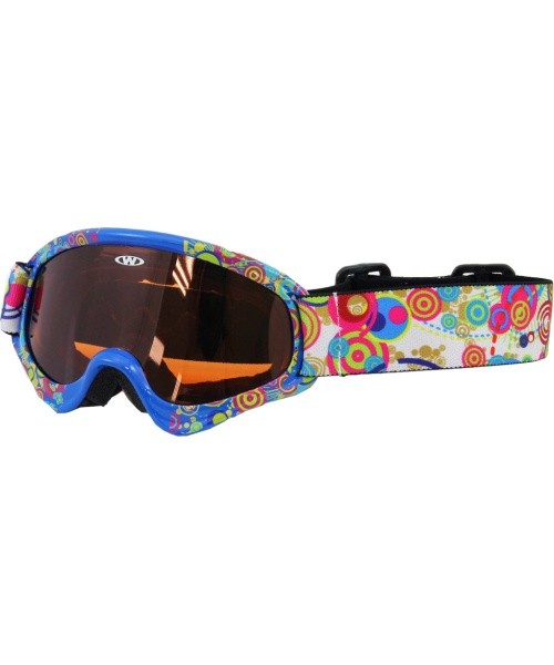 Kids ski goggles WORKER Sterling with graphics - Z12-YEL-yelow graf.