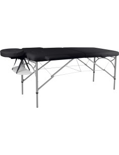 Massage Table inSPORTline Tamati 2-Piece Aluminium - Black
