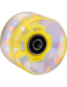 Light Up Penny Board Wheel 60*45mm + ABEC7 Bearings - Yellow
