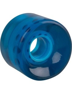 Mini riedlentės skaidrus ratukas 60x45 mm - Blue