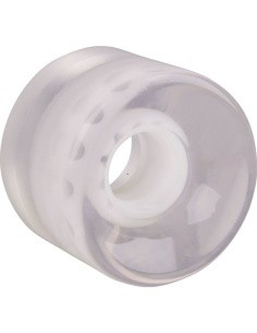Mini riedlentės skaidrus ratukas 60x45 mm - White