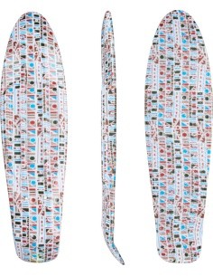 Riedlentės lenta Penny Board WORKER Paterny 22,5*6" - Dizainas 1
