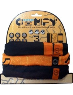 Universal Multi-Functional Neck Warmer Oxford Comfy 3-Pack - Harley Davidson Colours