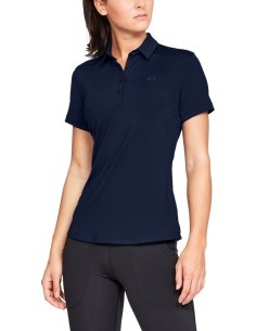 Moteriški polo marškinėliai Under Armour Zinger trumpomis rankovėmis - Academy