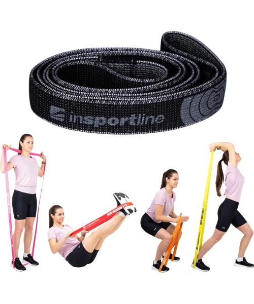 Resistance Band inSPORTline Rand XXX Strong - Black