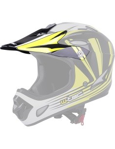 Replacement Peak for FS-605 Helmet W-TEC - Yellow Graphic