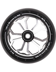 Paspirtuko ratukai LMT XL, 120mm, su ABEC-9 guoliais - Juoda