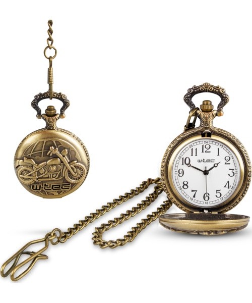 Pocket Watch W-TEC Reverend - Žalvaris