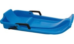 Plastic Snow Sled UFO - Blue