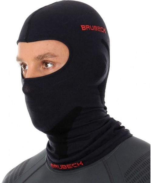 Unisex Balaclava Brubeck Merino KM10370 - Juoda