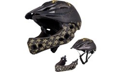 Downhill Helmet W-TEC Delgada - Golden Stars