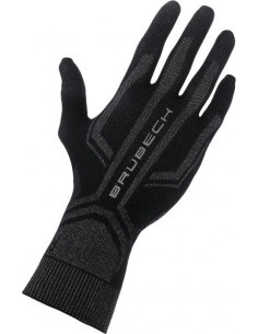Brubeck Running Gloves Black GE10010A - Black