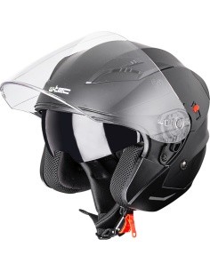 Motorcycle Helmet W-TEC Putta - Matt Black