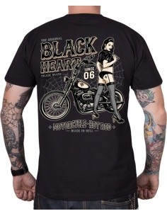 BLACK HEART marškinėliai Chopper Pussy - Juoda