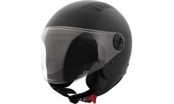 Atviro veido šalmas W-TEC Baraldo - Matinė juoda