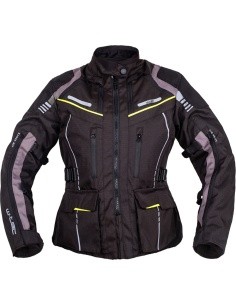 Moteriška turistinė motociklininkų striukė W-TEC Smackton Lady - Juoda / Žalia