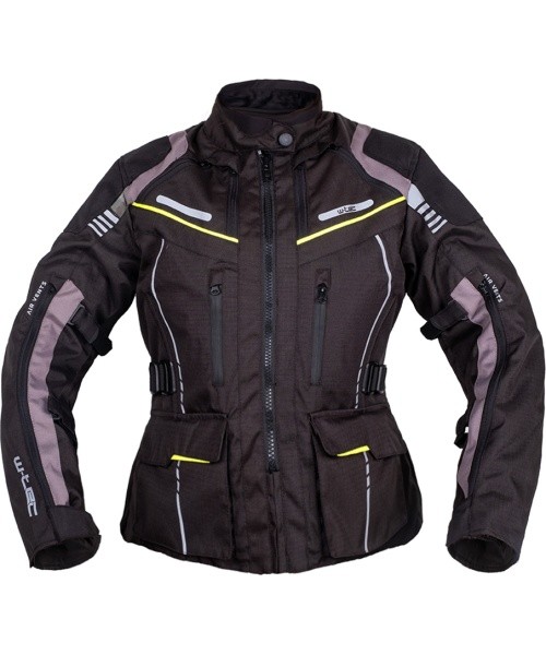 Women’s Touring Motorcycle Jacket W-TEC Smackton Lady - Black / Green