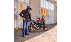Men’s Motorcycle Jeans BOS Micas - Acid Black