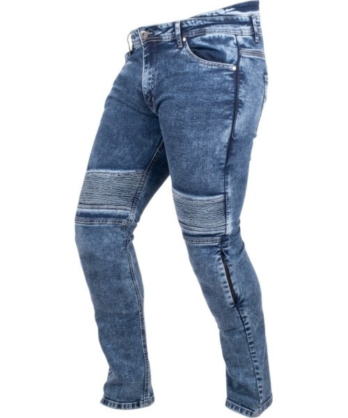 Men’s Motorcycle Jeans BOS Micas - Acid Black