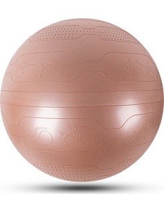 Mankštos kamuolys inSPORTline Stretch Ball 75 cm - Mocha mousse