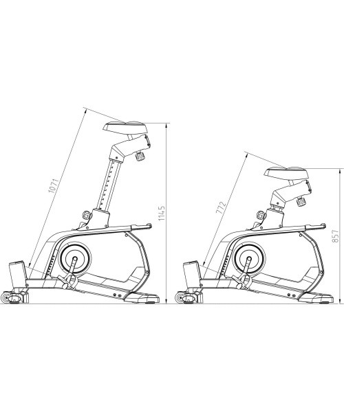 M1844i ELECTROMAGNETIC BIKE HMS PREMIUM