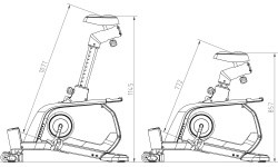 M1844i ELECTROMAGNETIC BIKE HMS PREMIUM