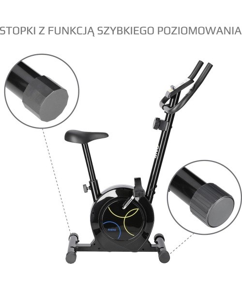 Magnetinis dviratis treniruoklis One Fitness RM8740, juodas