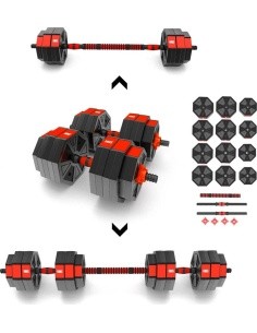 SGC20 kompozitinis štangos ir hantelių rinkinys HMS - 30 kg