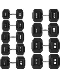 HEX PRO DUMBBELL HMS - 55 kg