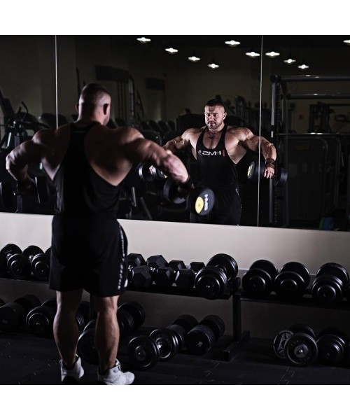 HG PRO RUBBER DUMBBELL HMS - 47.5kg