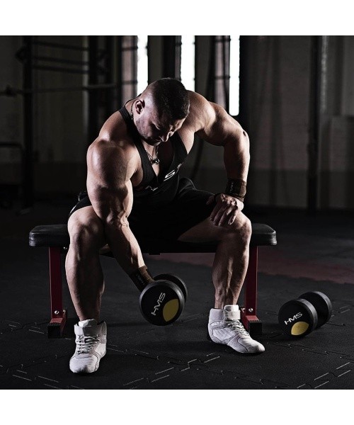 HG PRO RUBBER DUMBBELL HMS - 18 kg