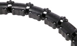 HHW11 PLUS SIZE HULA HOOP BLACK WITH WEIGHT HMS