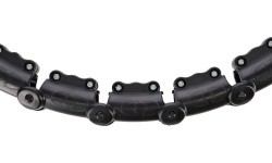 HHW11 PLUS SIZE HULA HOOP BLACK WITH WEIGHT HMS